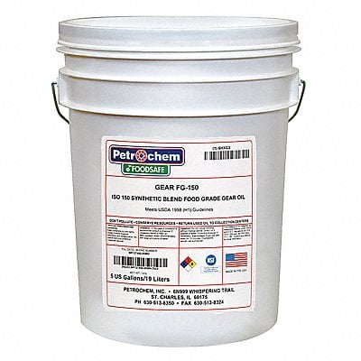 Food Grade SemiSyn Gear Oil ISO 150 MPN:FOODSAFE GEAR FG-150-005