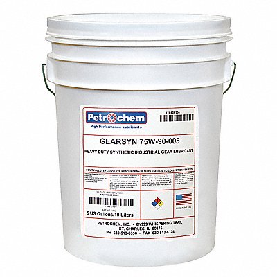 Heavy Duty Gear Lubricant 5 gal. MPN:GEARSYN 75W-90-005