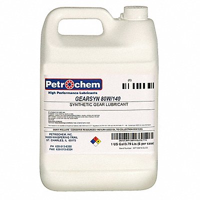 Heavy Duty Gear Lubricant 1 gal. MPN:GEARSYN 80W-140-001