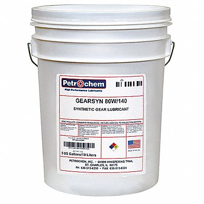 Heavy Duty Gear Lubricant 5 gal. MPN:GEARSYN 80W-140-005