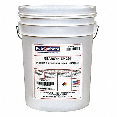 Synthetic EP Gear Lubricant ISO 220 MPN:GEARSYN EP-220-005