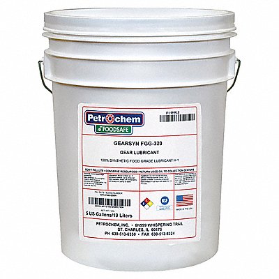 Food Grade Synthetic Gear Oil ISO 320 MPN:GEARSYN FGG-320-005