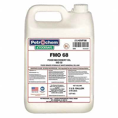 Hydraulic Oil 1 gal Jug MPN:FMO 68-001