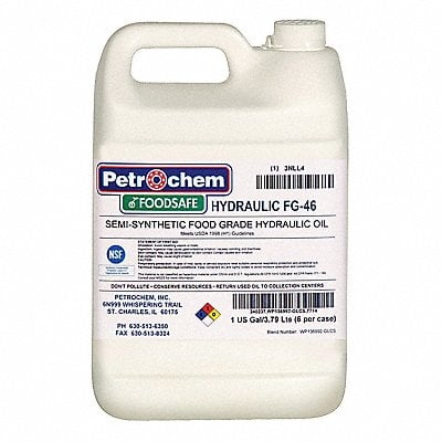 Food Grade SemiSyn Hydraulic Oil ISO 46 MPN:FOODSAFE HYDRAULIC FG-46-001