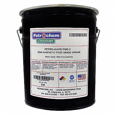 Food Grade SemiSyn FMG-2 Grease MPN:FOODSAFE PETRO-GARD FMG-2-005