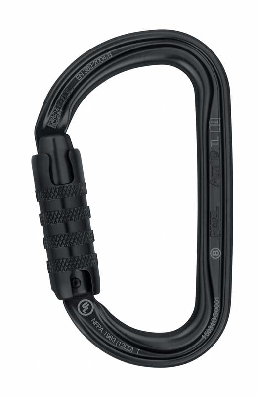 Carabiner Black 1 Opening MPN:M34A TLN