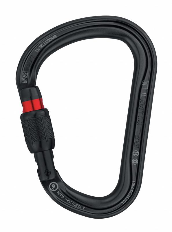 Carabiner Black Screw-Lock Type MPN:M36A SLN