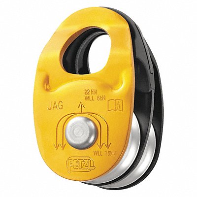 Pulley with Fixed Point 4946 lb Gold MPN:P45