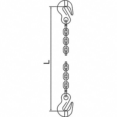 Chain Sling G120 SGG Alloy Steel 5 ft L MPN:10G120SGG/5