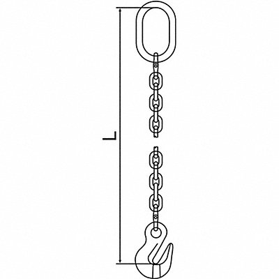 Chain Sling G120 SOG Alloy Steel 10 ft L MPN:10G120SOG/10