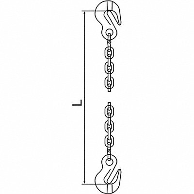 Chain Sling G120 SGG Alloy Steel 10 ft L MPN:13G120SGG/10