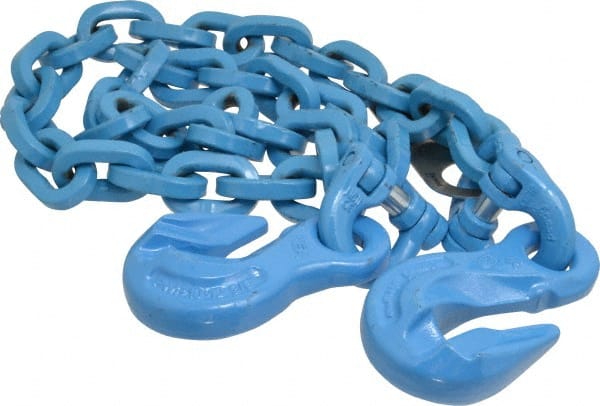 Chain Sling: 5' Long, 10,600 lb Vertical, Steel MPN:10G120SGG/5