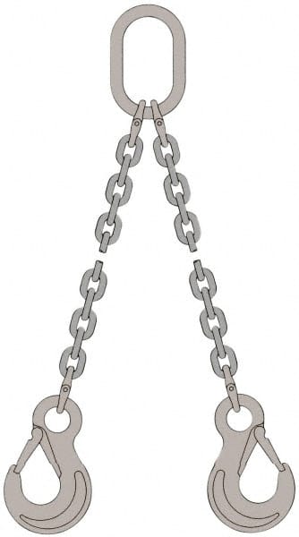 Chain Sling: 5' Long, Stainless Steel MPN:5G63DOS/5