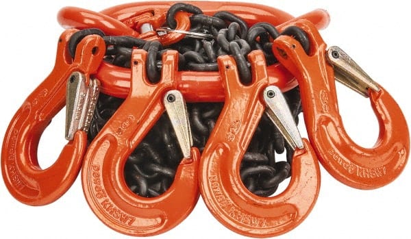 Chain Sling: 5' Long, Steel MPN:7G80QOS/5