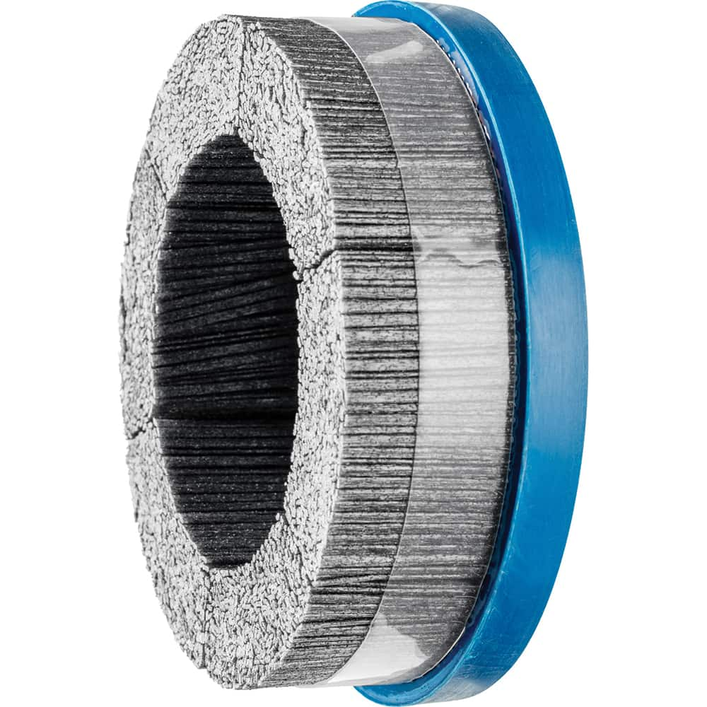 Disc Brushes, Brush Type: Crimped , Connector Type: Arbor , Abrasive Material: Silicon Carbide , Outside Diameter (Inch): 6 , Grit: 80  MPN:79184141