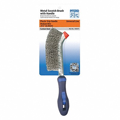 Metal Scratch Brush .012CS Wire Plastic MPN:764077