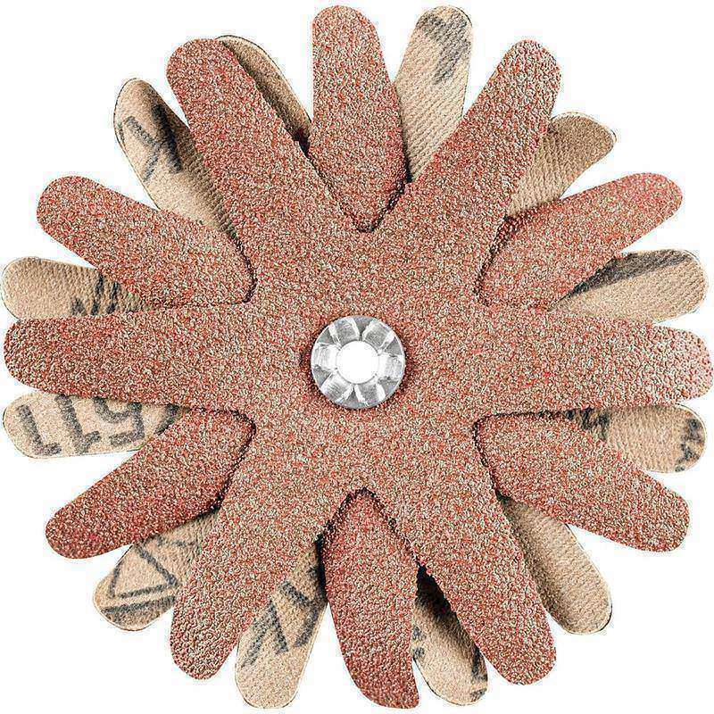 Sanding Stars, Abrasive Type: Coated , Grade: Coarse , Grit: 60 , Connector Type: Arbor , Abrasive Material: Aluminum Oxide  MPN:42732143