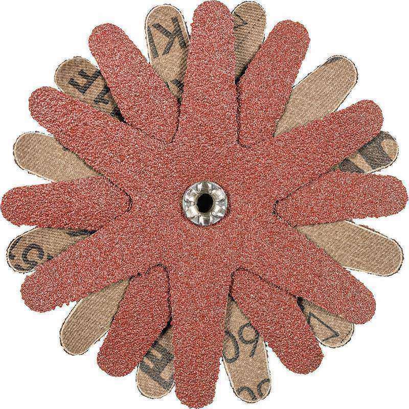 Sanding Stars, Abrasive Type: Coated , Grade: Coarse , Grit: 60 , Connector Type: Arbor , Abrasive Material: Aluminum Oxide  MPN:42732163