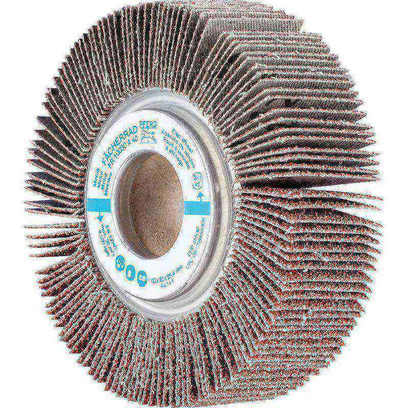 Unmounted Flap Wheels, Abrasive Type: Coated , Abrasive Material: Aluminum Oxide , Outside Diameter (Inch): 4 , Face Width (Inch): 1  MPN:45530