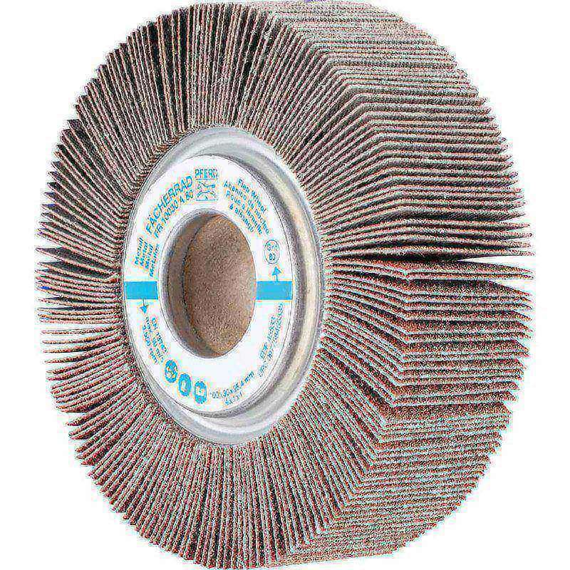 Unmounted Flap Wheels, Abrasive Type: Coated , Abrasive Material: Aluminum Oxide , Outside Diameter (Inch): 4 , Face Width (Inch): 1  MPN:45533
