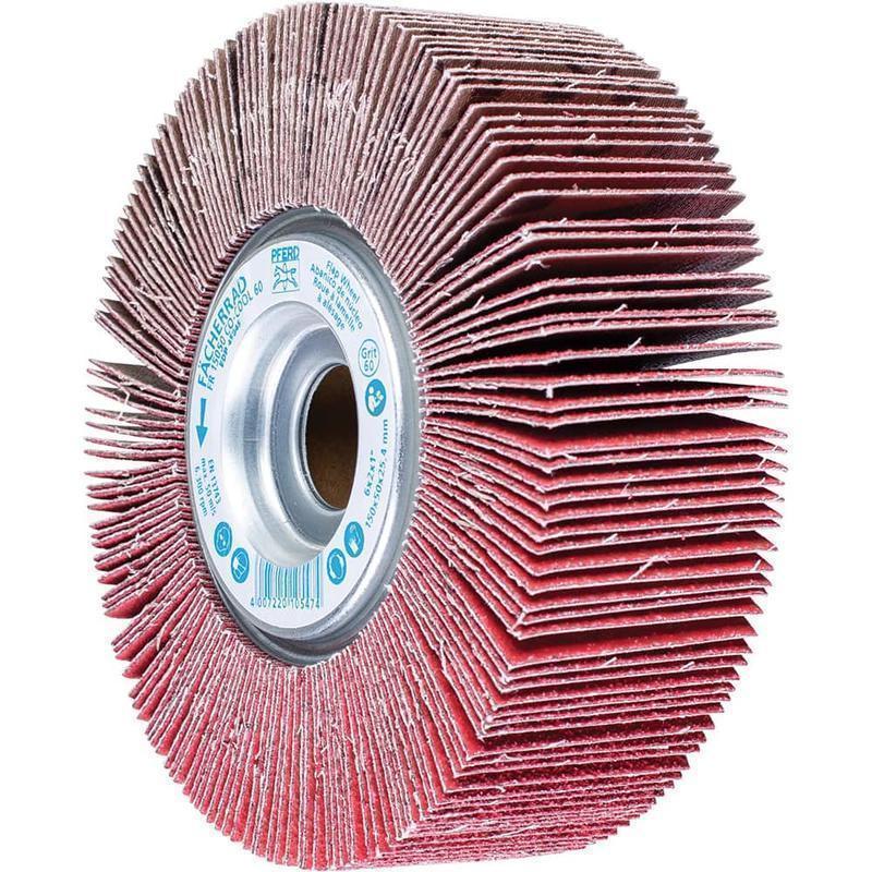 Unmounted Flap Wheels, Abrasive Type: Coated , Abrasive Material: Ceramic Oxide , Outside Diameter (Inch): 6 , Face Width (Inch): 2  MPN:45845