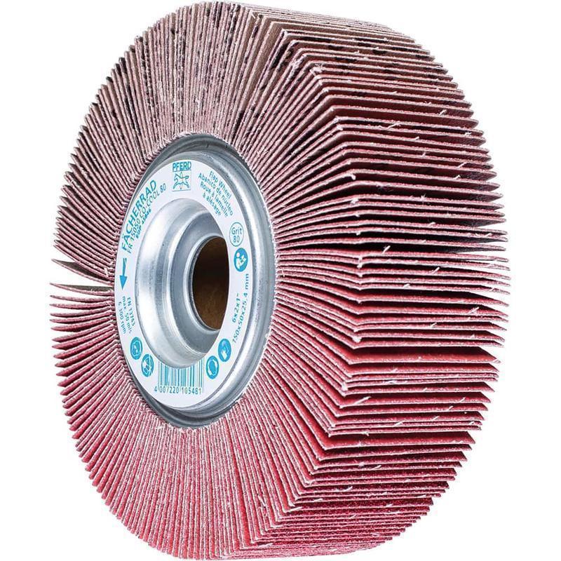Unmounted Flap Wheels, Abrasive Type: Coated , Abrasive Material: Ceramic Oxide , Outside Diameter (Inch): 6 , Face Width (Inch): 2  MPN:45846