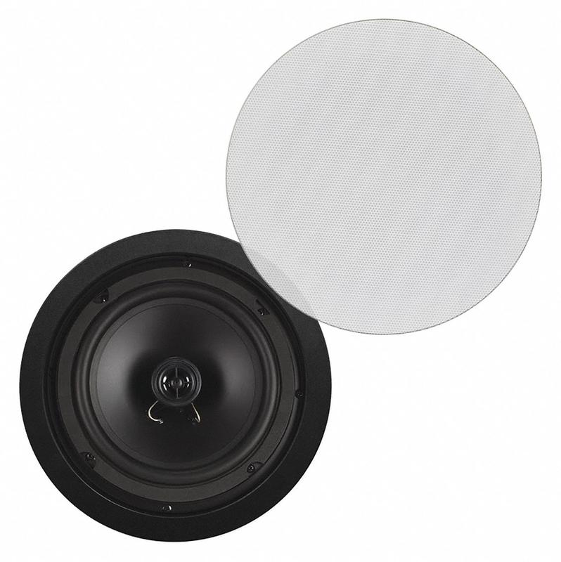 In-Ceiling Speaker White 100 Max Wattage MPN:CS-8R