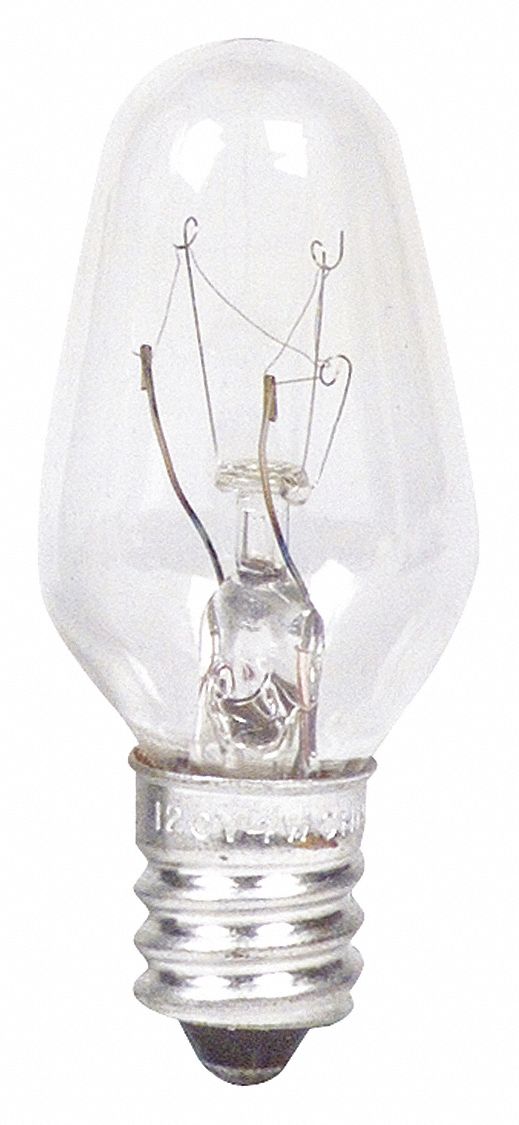 Incandescent Bulb C7 16 lm 4W PK4 MPN:BC4C7/4 24/4 TP