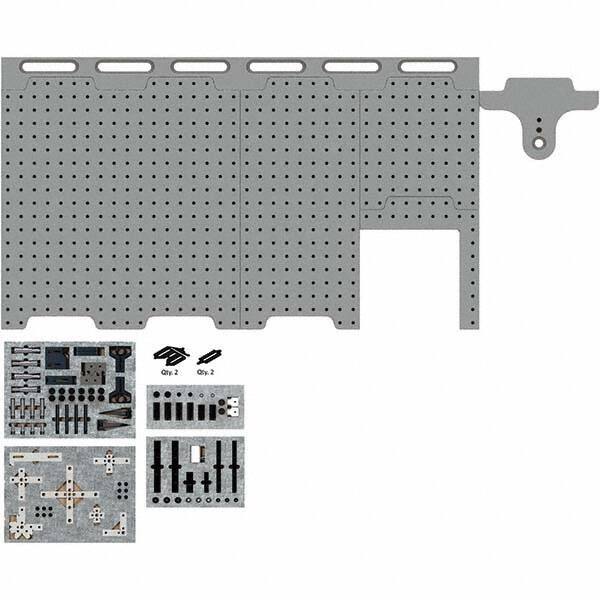 139 Piece 180 x 720mm Magnetically Interlocking CMM Fixture Kit MPN:SYSM3_DK720TR01