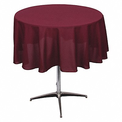 Tablecloth Round 72 in Burgundy MPN:PL72R-BG