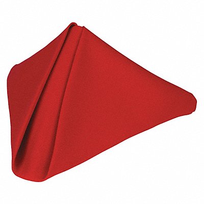 Napkin Square 18x18in Red PK12 MPN:PN1818-RD