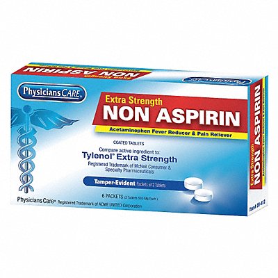Non-Aspirin Pain Relief Tablet 500mg MPN:20-412