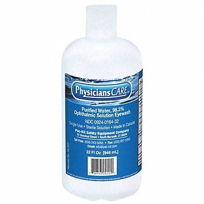 Personal Eye Wash Bottle 32 oz. MPN:24-201