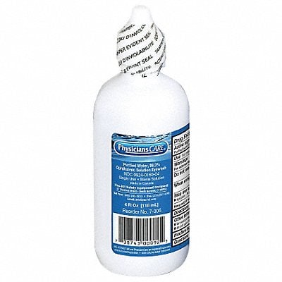 Personal Eye Wash Bottle 4 oz. MPN:7-006