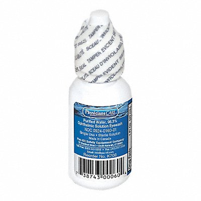 Personal Eye Wash Bottle 1 oz. MPN:K708