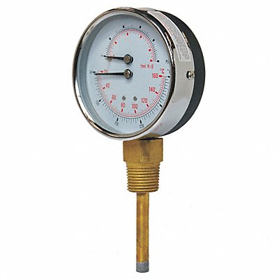 Boiler Gauge Round 0-100 psi 80 to 320F MPN:TRI-HD-302L-E