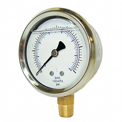 Pressure Gauge 1/8 in NPT 1-1/2in MPN:201L-158C