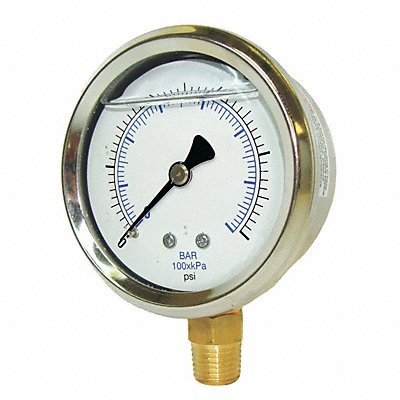 H8400 Pressure Gauge Liquid 4 in 60 psi MPN:201L-404D