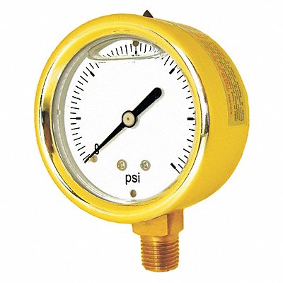 Compound Gauge 1/4 in NPT 2-1/2 in MPN:601L-254CC