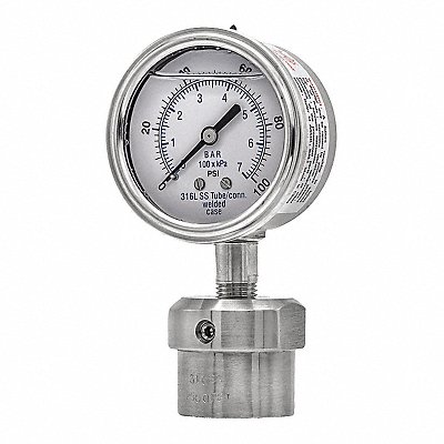 K4224 Pressure Gauge Nominal 2-1/2 Dial MPN:301L254E/0JJJ100