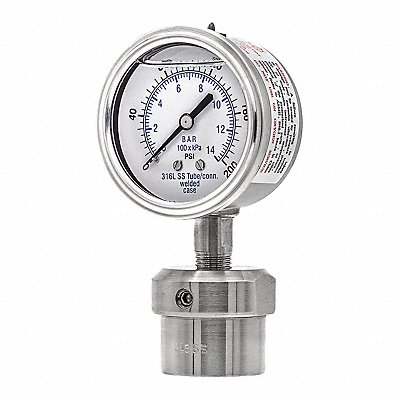 Pressure Gauge Nominal 2-1/2 Dial MPN:301L254G/0JJJ200