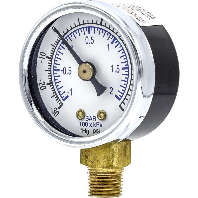 Pressure Gauges, Gauge Type: Utility Gauge , Scale Type: Dual , Accuracy (%): 3-2-3% , Dial Type: Analog , Thread Type: NPT  MPN:101D-158CC