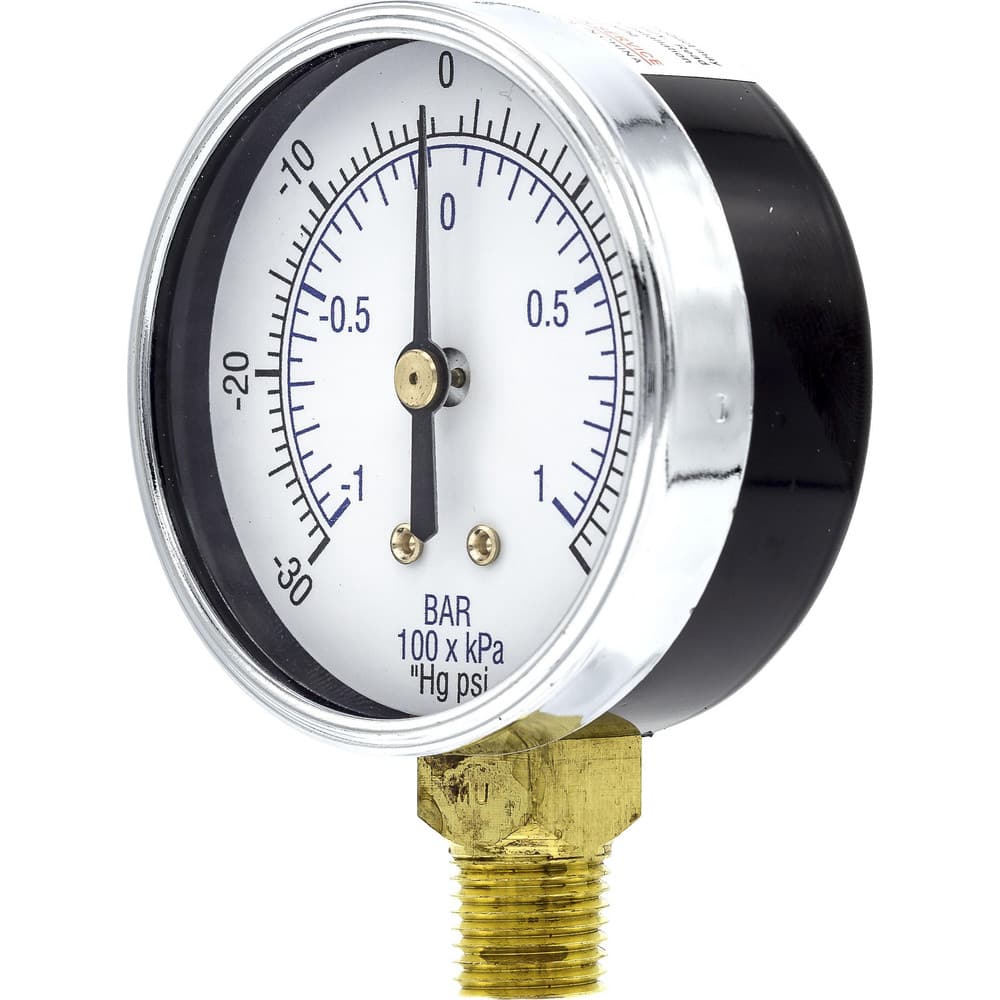 Pressure Gauges, Gauge Type: Utility Gauge , Scale Type: Dual , Accuracy (%): 3-2-3% , Dial Type: Analog , Thread Type: 1/4