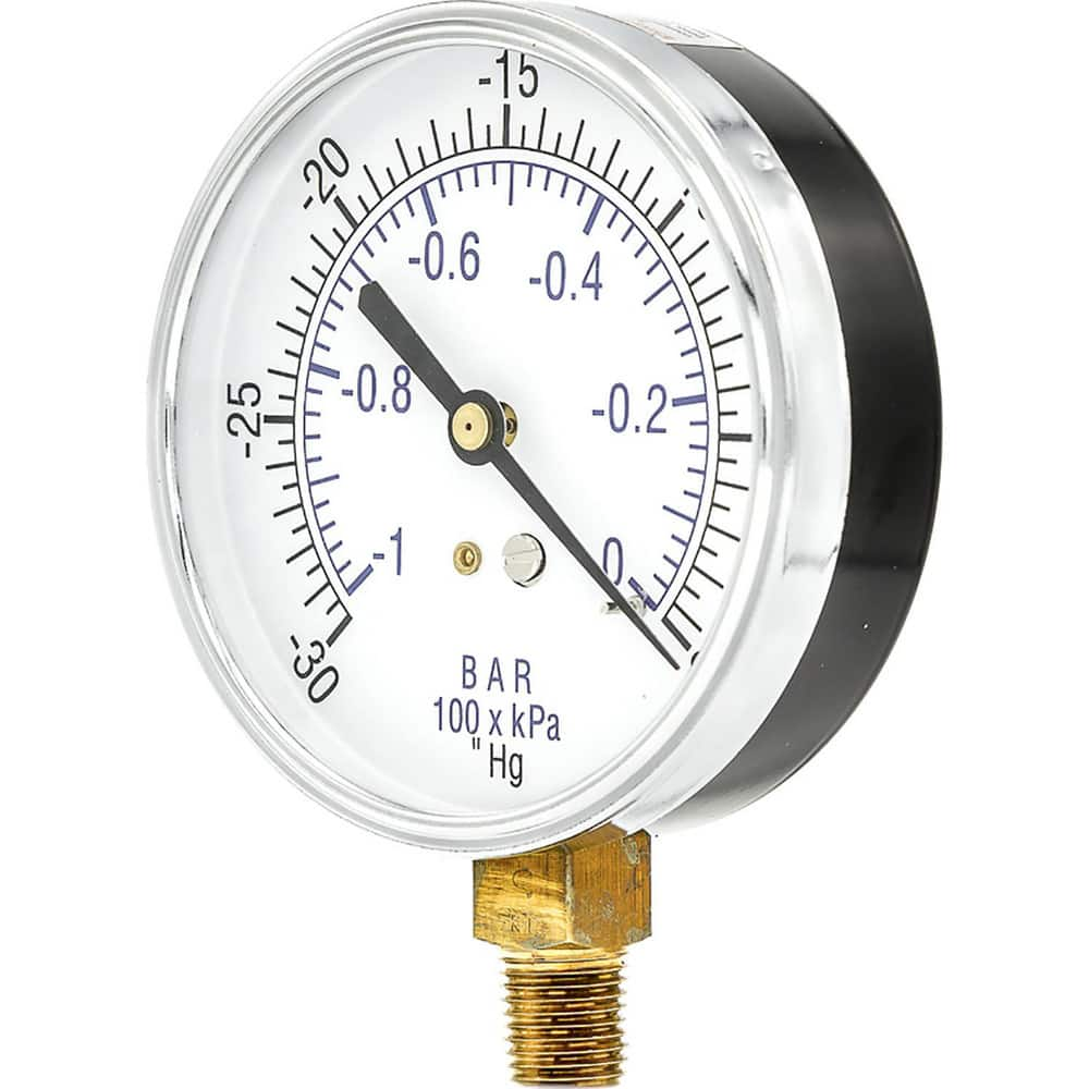 Pressure Gauges, Gauge Type: Utility Gauge , Scale Type: Dual , Accuracy (%): 3-2-3% , Dial Type: Analog , Thread Type: 1/4