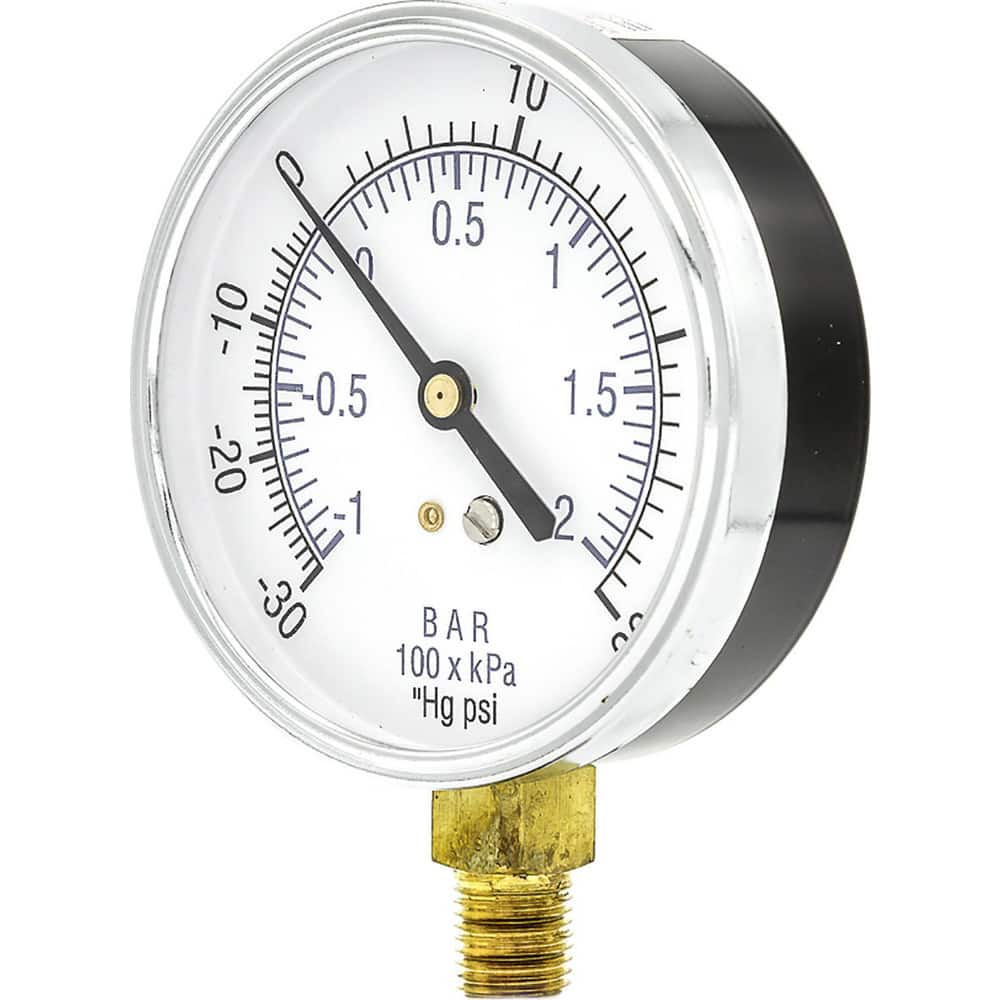 Pressure Gauges, Gauge Type: Utility Gauge , Scale Type: Dual , Accuracy (%): 3-2-3% , Dial Type: Analog , Thread Type: 1/4