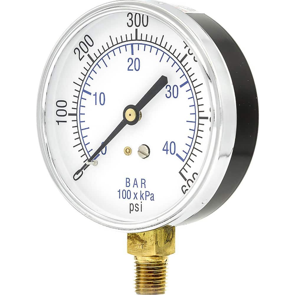 Pressure Gauges, Gauge Type: Utility Gauge , Scale Type: Dual , Accuracy (%): 3-2-3% , Dial Type: Analog , Thread Type: 1/4