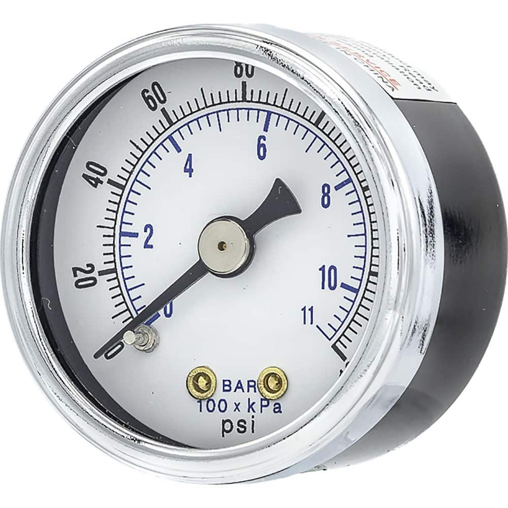 Pressure Gauges, Gauge Type: Utility Gauge , Scale Type: Dual , Accuracy (%): 3-2-3% , Dial Type: Analog , Thread Type: 1/4