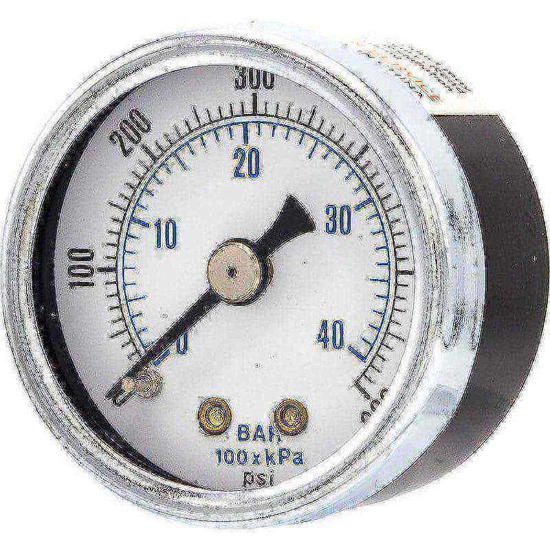 Pressure Gauges, Gauge Type: Utility Gauge , Scale Type: Dual , Accuracy (%): 3-2-3% , Dial Type: Analog , Thread Type: NPT  MPN:102D-158K