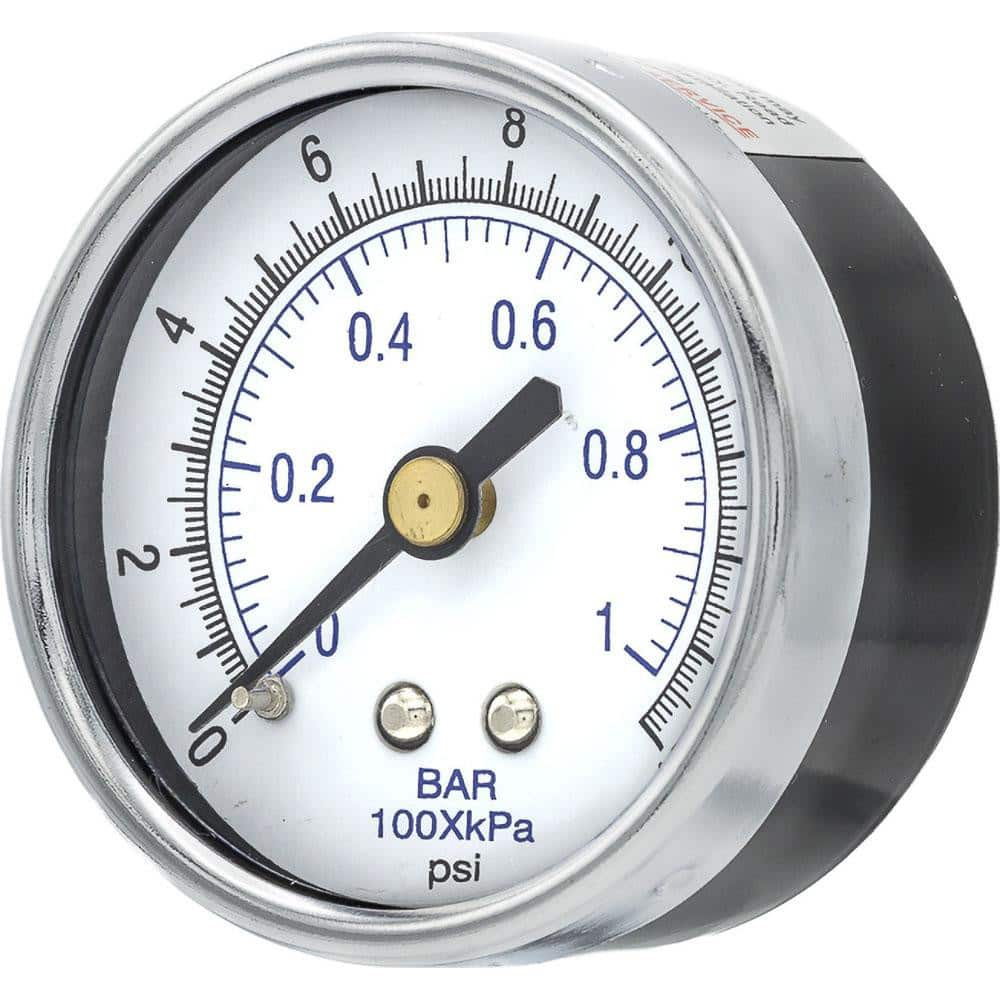 Pressure Gauges, Gauge Type: Utility Gauge , Scale Type: Dual , Accuracy (%): 3-2-3% , Dial Type: Analog , Thread Type: 1/4