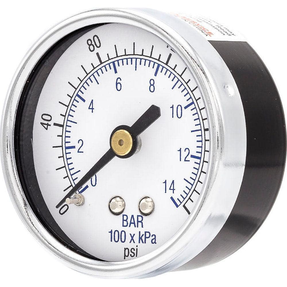 Pressure Gauges, Gauge Type: Utility Gauge , Scale Type: Dual , Accuracy (%): 3-2-3% , Dial Type: Analog , Thread Type: 1/4